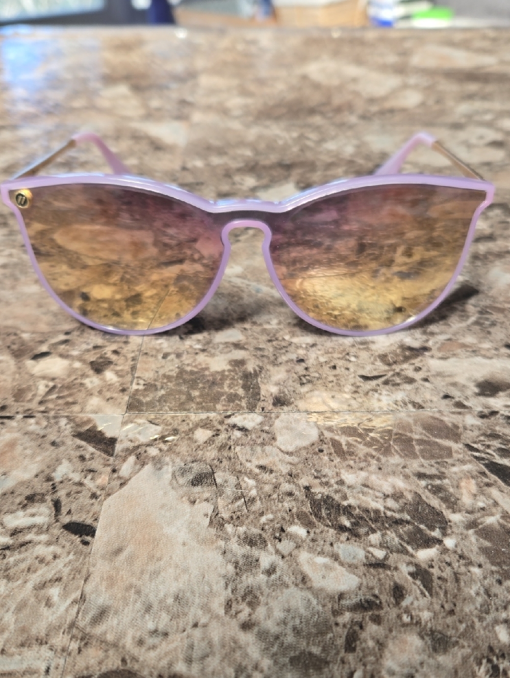Blenders Orchid Cloud Light Purple  Cat-Eye Sunglasses -